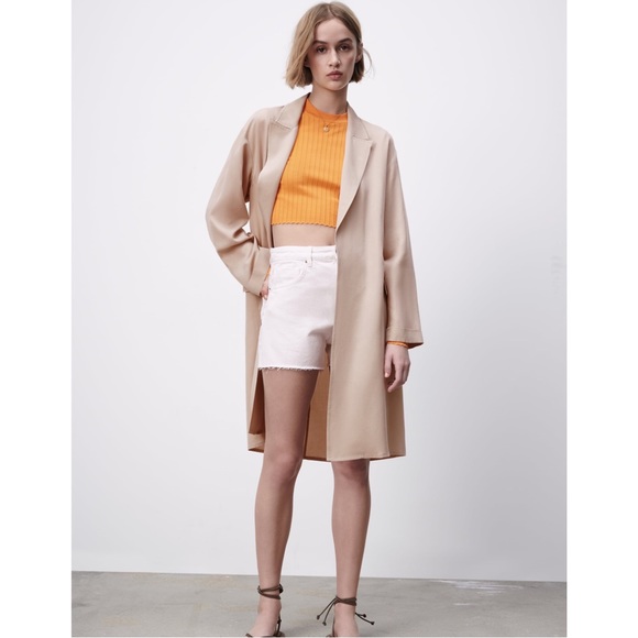 Zara Jackets & Blazers - Zara Women’s Flowy Trench Coat Tan Small